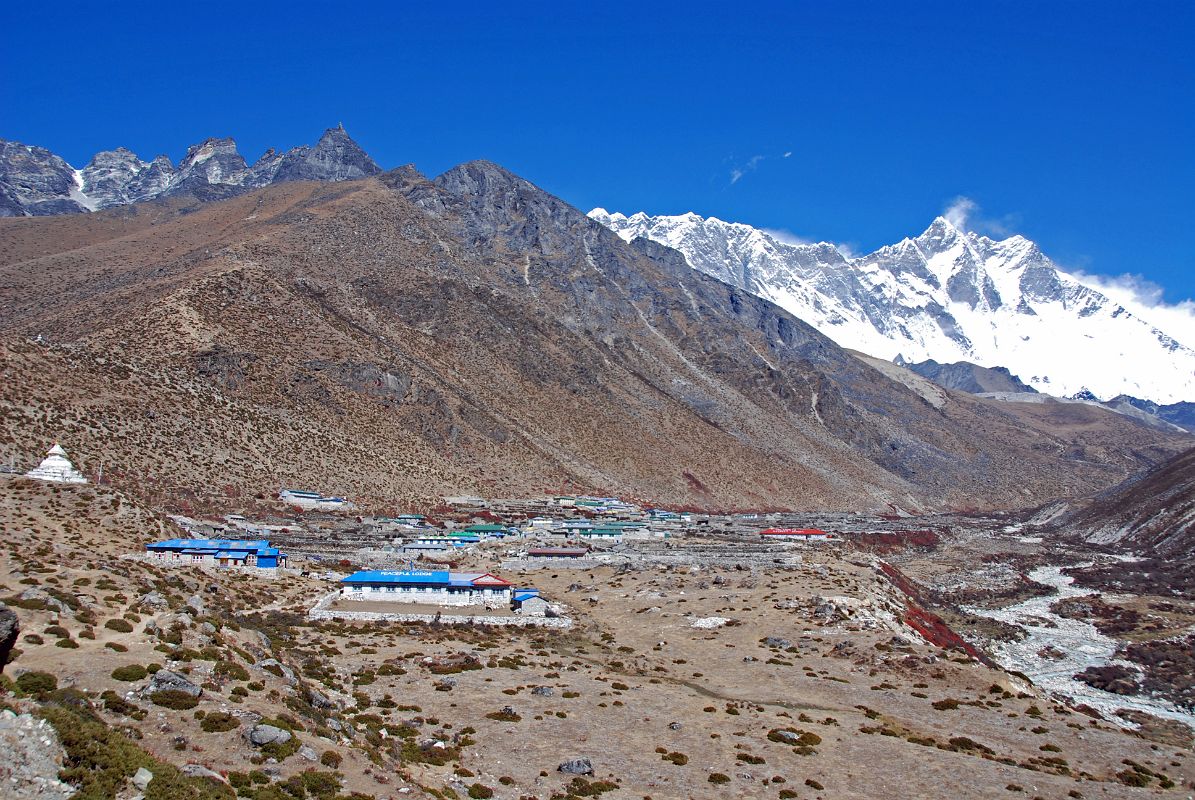Kongma La 25 Dingboche With Nuptse and Lhotse South Face Behind